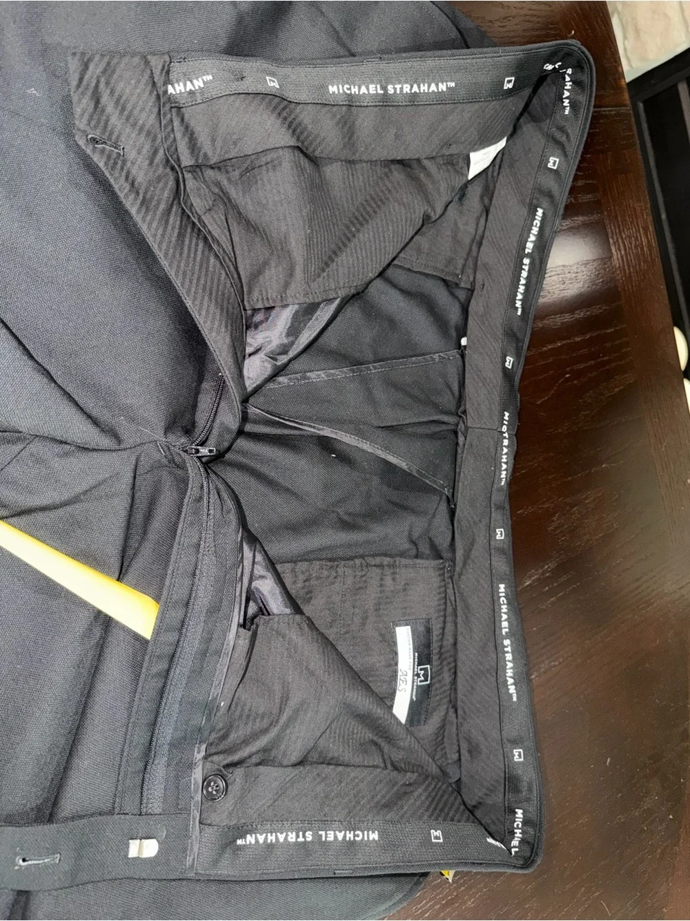 Michael Strahan Custom 2-Piece Suit Set | Black Wool Blend | 52R / 51R |